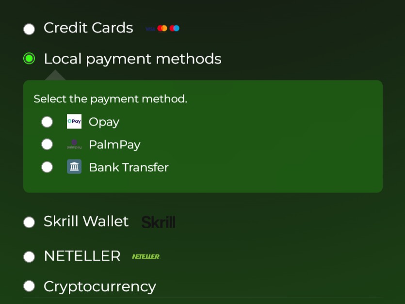 local payment method for prop firms in nigeria